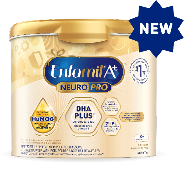 Introducing Enfamil A+® NeuroPro™. Our closest formula to breast milk ever.