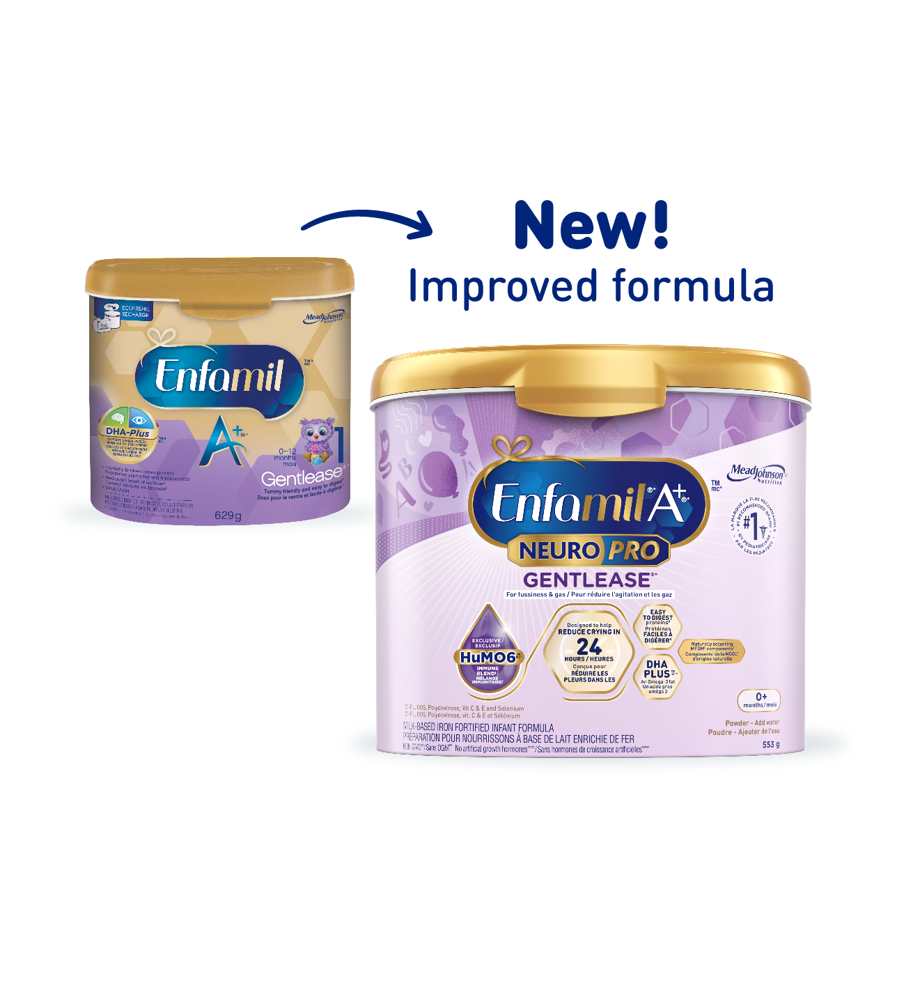 Enfamil A+ NeuroPro Gentlease Infant Formula, Powder Tub