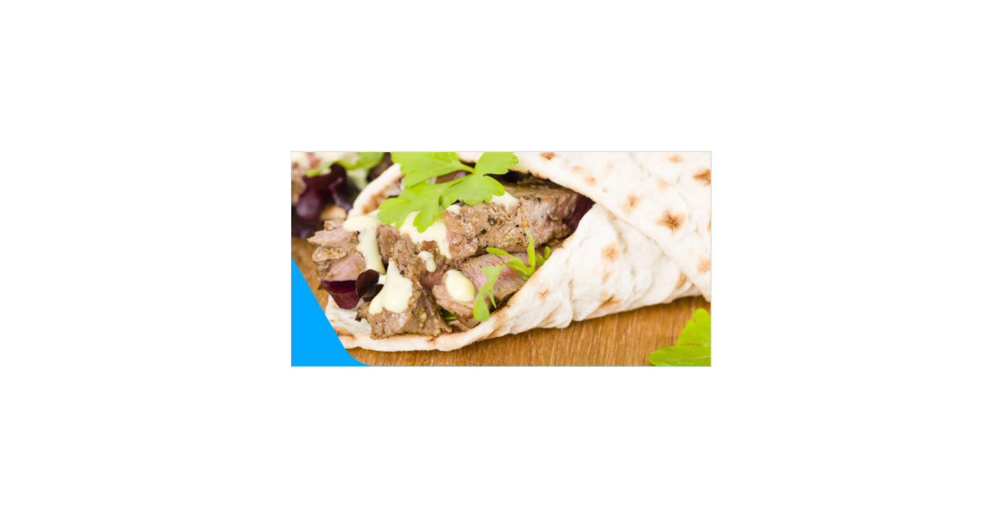 Iron - Roast Beef Wrap with parsley